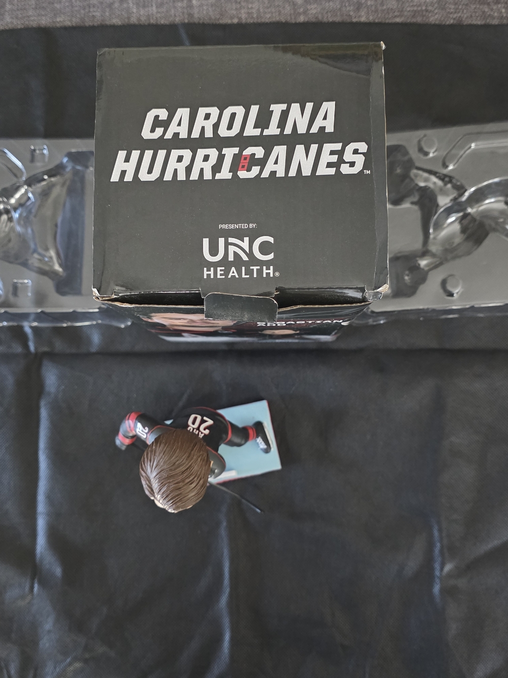 Carolina Hurricanes Sebastian Aho NHL Bobblehead - Red & Black - Picture 4 of 6